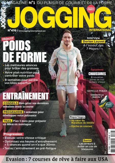 Abonnement JOGGING INTERNATIONAL - Revue, magazine, journal JOGGING INTERNATIONAL - Votre coach perso s'appelle desormais Jogging International. Retrouvez chaque mois dans Jogging International tous les conseils des meilleurs pros de la discipline. Grace a eux, ameliorez vos performances et votre technique. Jogging (...)